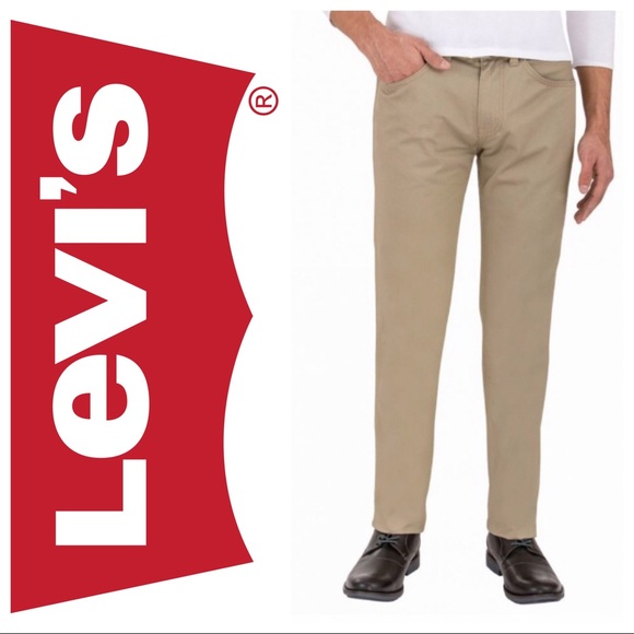 Levi’s 511 Slim Fit Line 8 Twill Pants in Sand - Picture 1 of 9
